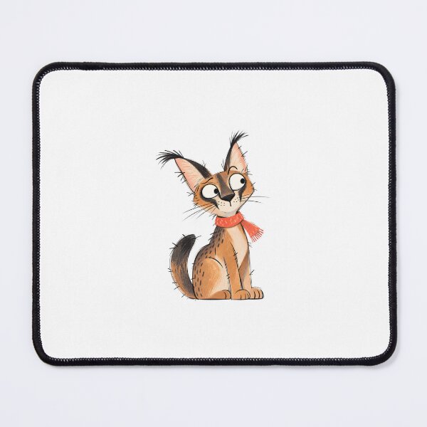 Item preview, Caracal in a Felt Scarf designed and sold by The-Art-of-D.