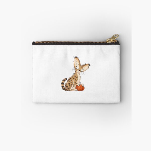 Item preview, Serval Holding a Small Pumpkin designed and sold by The-Art-of-D.