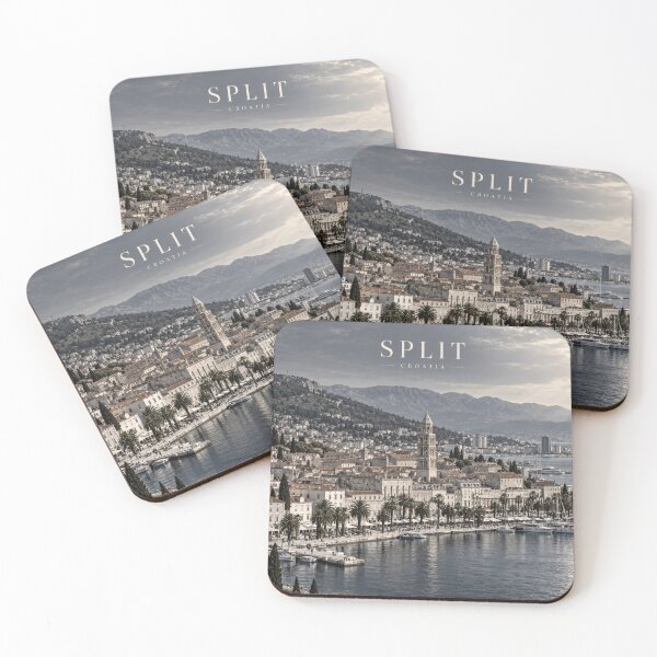 Item preview, Split Cinematic Monochrome Coastal Artwork designed and sold by MichaeIRellov.