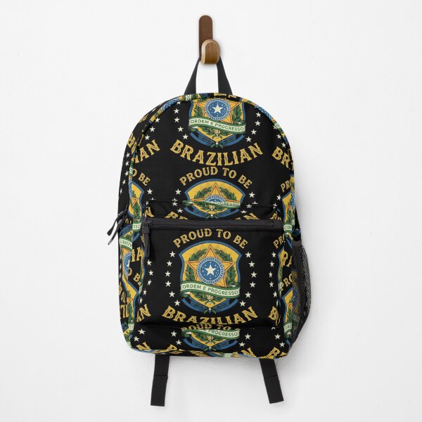 Artikelvorschau, Proud to Be Brazilian - Vintage Brazil Emblem Badge entworfen und verkauft von Lucid Dream Pixel.