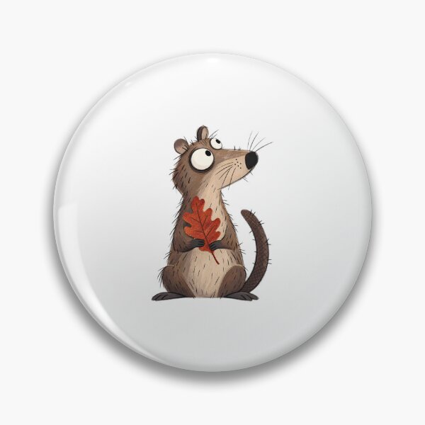 Item preview, Muskrat with an Oak Leaf designed and sold by The-Art-of-D.