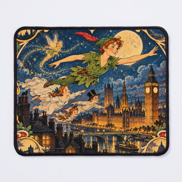 Item preview, Second Star to the Right – Peter Pan's Magical Flight Over London designed and sold by OzyWear.