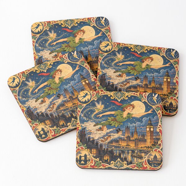 Item preview, Second Star to the Right – Peter Pan's Magical Flight Over London designed and sold by OzyWear.