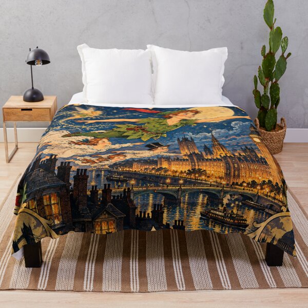 Item preview, Second Star to the Right – Peter Pan's Magical Flight Over London designed and sold by OzyWear.