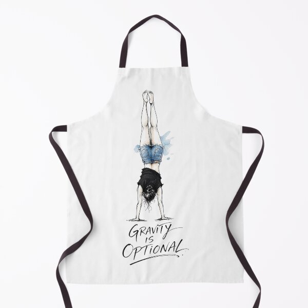 Item preview, Gravity Is Optional Handstand Yoga Quote designed and sold by puzzell.