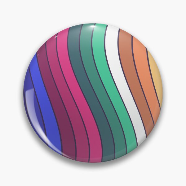 Item preview, Colorful Retro Wave Stripe Pattern - Vibrant Rainbow Wavy Lines Graphic designed and sold by Caterina@.