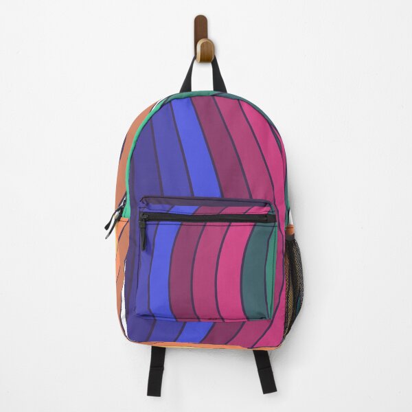Item preview, Colorful Retro Wave Stripe Pattern - Vibrant Rainbow Wavy Lines Graphic designed and sold by Caterina@.
