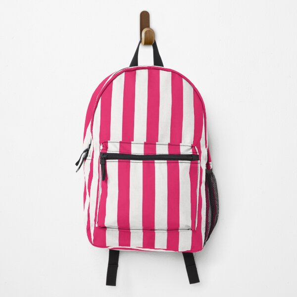 Item preview, Cabana stripes in hot pink and white designed and sold by RishabhArts1.