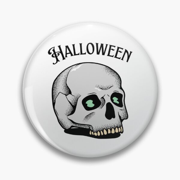 Item preview, Halloween Green-Eyes Skull designed and sold by yasyas27.