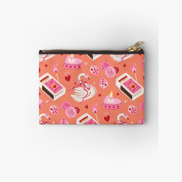 Item preview, Valentine’s Day whimsical hand drawn pattern, cover, print designed and sold by NatalkaP.
