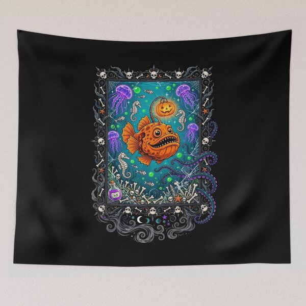 Item preview,  The Aquarium of Lost Souls — Don't Feed the Ghost Fish designed and sold by DibujandoPorfa.