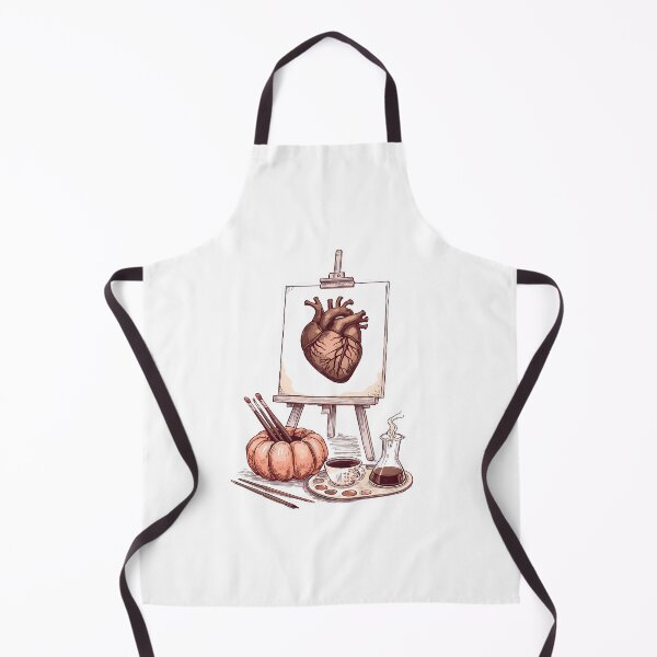 Item preview, Gothic Anatomical Heart Canvas Easel – Halloween Fall Art Design designed and sold by Art-Arcade6.