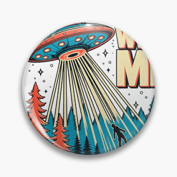 Item preview, Come With Me – Retro UFO Alien Abduction designed and sold by Print Print On.