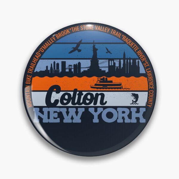 Item preview, Colton New York Sunset Retro Vintage Local Pride Logo designed and sold by CRHPOD20.