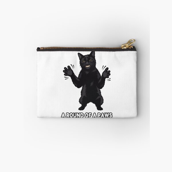Item preview, A Round of a Paws - Black Cat Clapping designed and sold by Oh Hey! Studios.