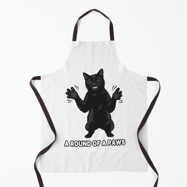 Item preview, A Round of a Paws - Black Cat Clapping designed and sold by Oh Hey! Studios.