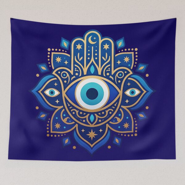 Item preview, Heavenly Hamsa, Turkish Eye, Protection and Blessing designed and sold by keythxctrs.