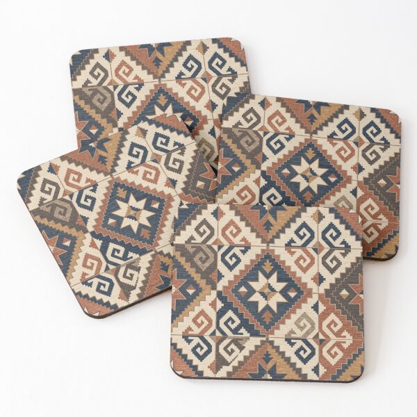 Item preview, Traditional Anatolian Aztec Tapestry Seamless Pattern designed and sold by Dogandesighn.