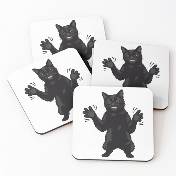 Item preview, Black Cat Clapping designed and sold by Oh Hey! Studios.