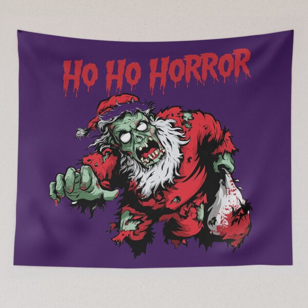 Item preview, Zombie Santa Claus Ho Ho Horror Christmas Horror Design designed and sold by peterdesigns.