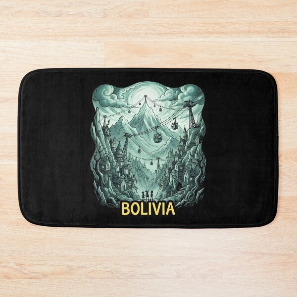 Item preview, Fantasy Bolivia: Cable Cars and Andes designed and sold by EdwinkOne.