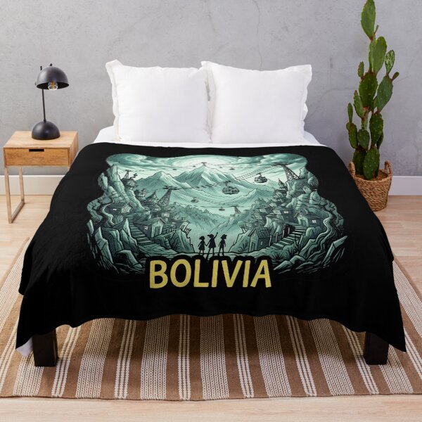 Item preview, Fantasy Bolivia: Cable Cars and Andes designed and sold by EdwinkOne.