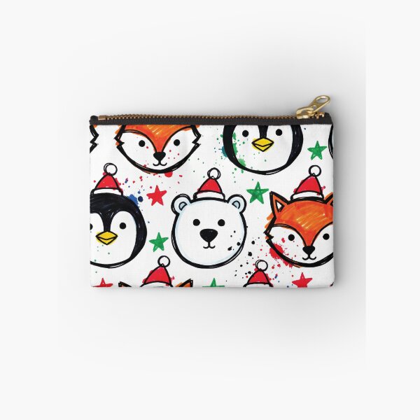 Item preview, Cute Animal Santa Hats Christmas Pattern Mug Gift designed and sold by Merch by Das Design Studio.