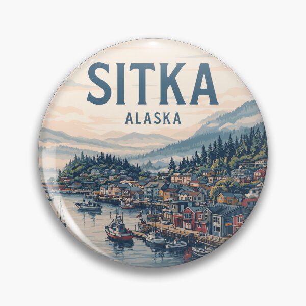 Item preview, Sitka Alaska: Vintage Harbor designed and sold by CircinusStore.