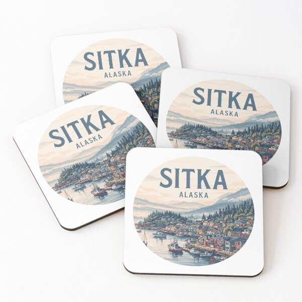 Item preview, Sitka Alaska: Vintage Harbor designed and sold by CircinusStore.