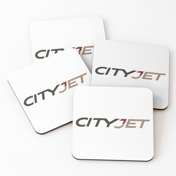 Item preview, CityJet Logo - Dark Brown and Maroon Italic Wordmark, Irish Regional Airline Brand Identity designed and sold by Bluediamond99.