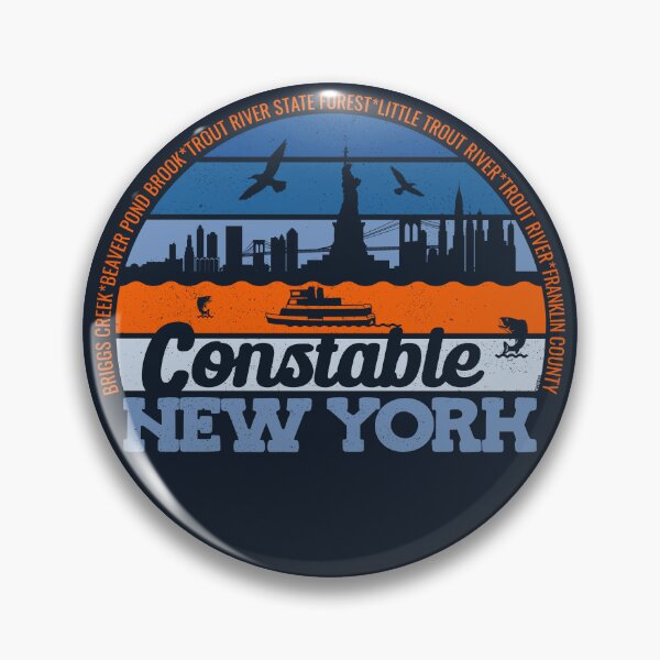 Item preview, Constable New York Sunset Retro Vintage Local Pride Logo designed and sold by CRHPOD20.