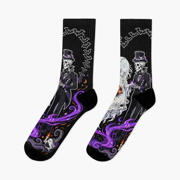 Item preview, The Ghost Bride and Her Skeleton Groom designed and sold by DibujandoPorfa.