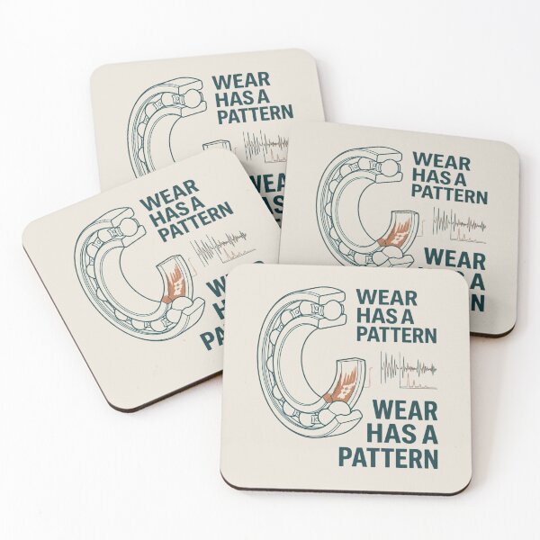 Item preview, Wear Has a Pattern Reliability Engineer Bearing Maintenance Design designed and sold by Amr Darwish Graphic designer.