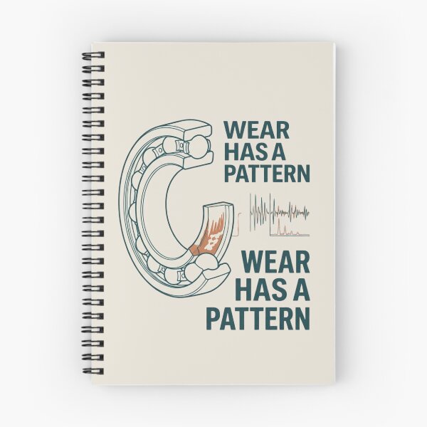 Item preview, Wear Has a Pattern Reliability Engineer Bearing Maintenance Design designed and sold by Amr Darwish Graphic designer.