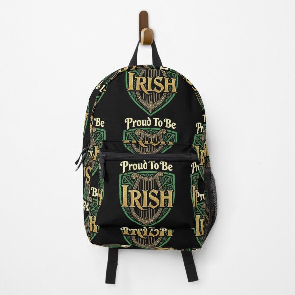 Item preview, Proud to Be Irish - Celtic Harp Shield Heritage Design designed and sold by Lucid Dream Pixel.