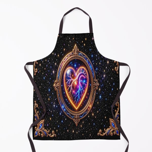 Item preview, Cosmic Anatomical Heart - Celestial Baroque Galaxy Art designed and sold by Breezes-of-Ida.