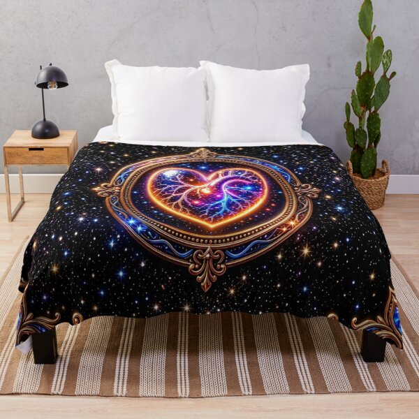 Item preview, Cosmic Anatomical Heart - Celestial Baroque Galaxy Art designed and sold by Breezes-of-Ida.