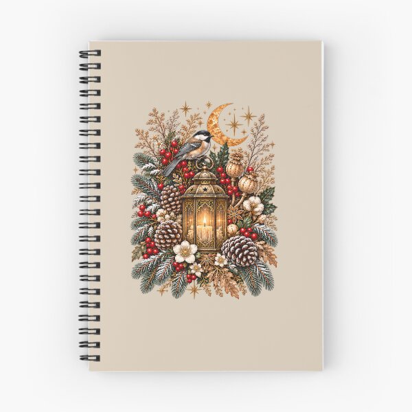 Item preview, Winter Bird and Lantern - Woodland Christmas designed and sold by NViora.
