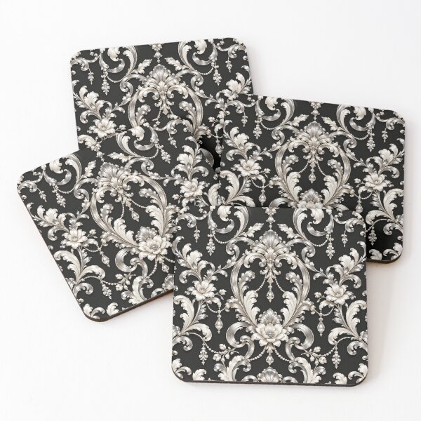 Item preview, Black & White Rococo designed and sold by DesignsByPrnces.