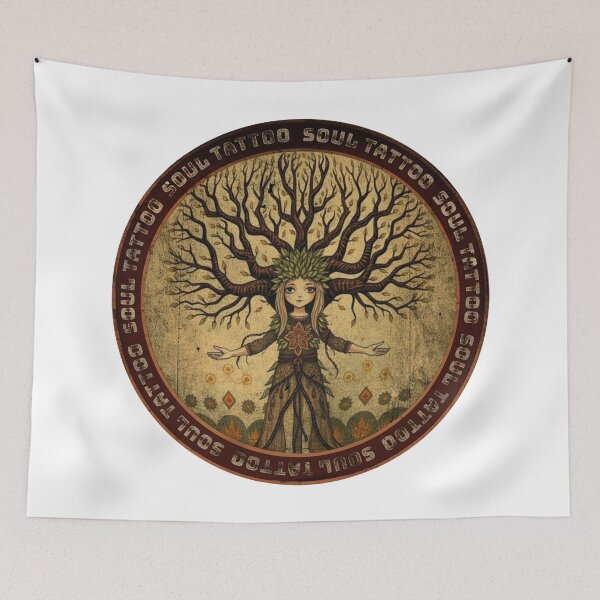 Item preview, Soul Tattoo - Tree spirit designed and sold by Born-to-Storm.