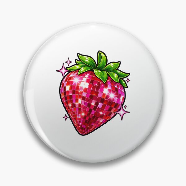 Item preview, Disco Ball Strawberry Groovy Sparkly  designed and sold by WeirdlyMild.