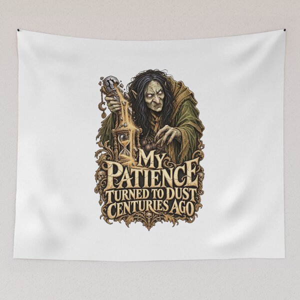Item preview, Grumpy Goblin: My Patience Turned to Dust Centurie designed and sold by Mystik-Media.