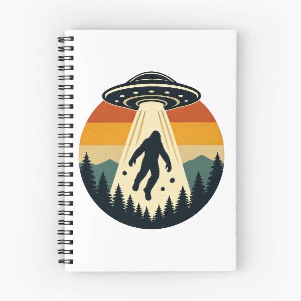 Item preview, Bigfoot UFO Abduction Alien Extraterrestrial Encounter Design designed and sold by winzesty.