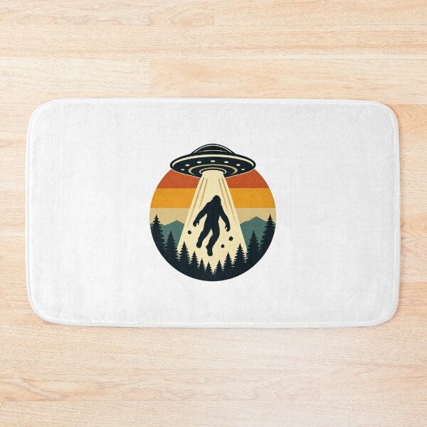 Item preview, Bigfoot UFO Abduction Alien Extraterrestrial Encounter Design designed and sold by winzesty.