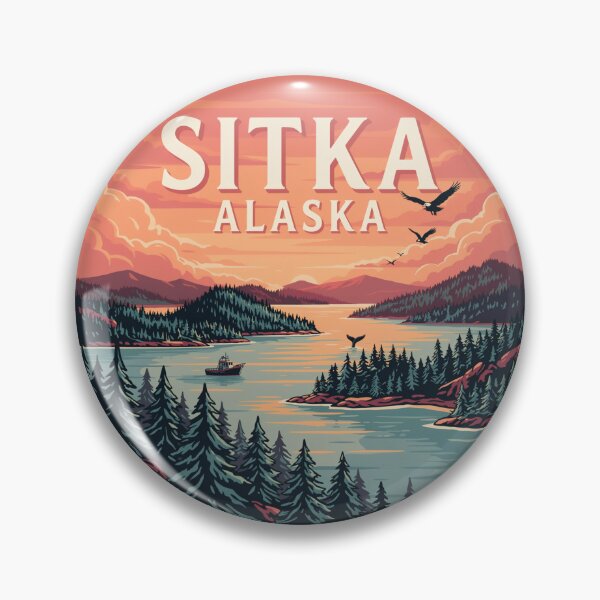 Item preview, Sitka Alaska: Sunset Wilderness designed and sold by CircinusStore.