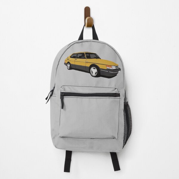 Item preview, Yellow Saab 900 Aero illustration designed and sold by knappidesign.