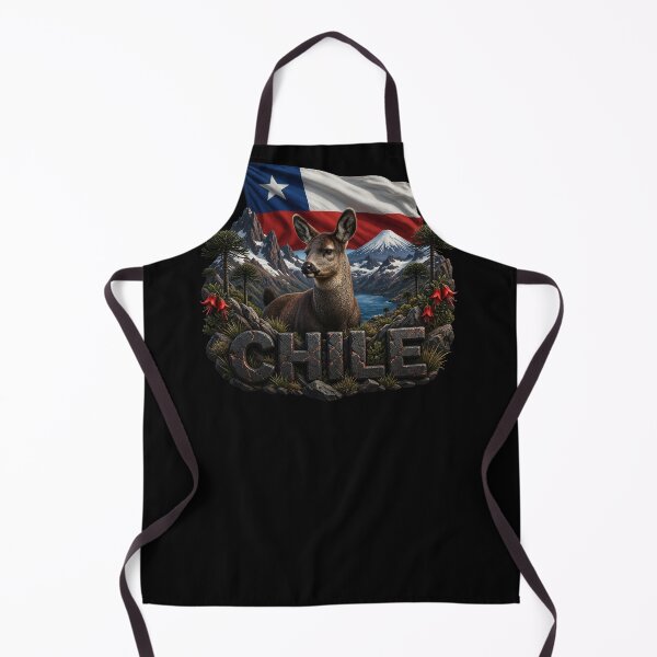 Item preview, Chile Heritage – Huemul & Andes Emblem designed and sold by FlagX.