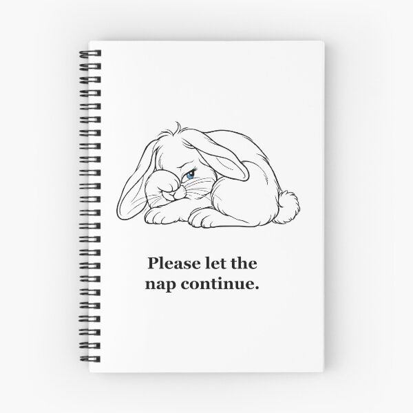 Item preview, Sleepy Bunny — Please Let the Nap Continue designed and sold by Soft Paws Sketches.