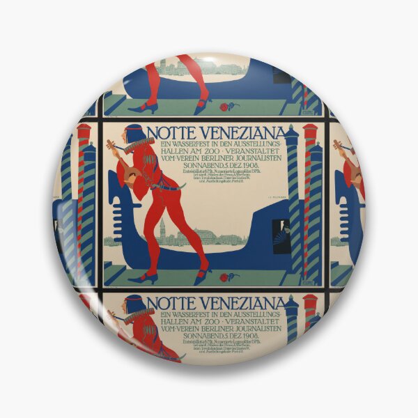 Item preview, Notte Veneziana Berlin Water Festival 1908 designed and sold by artofuniverse.