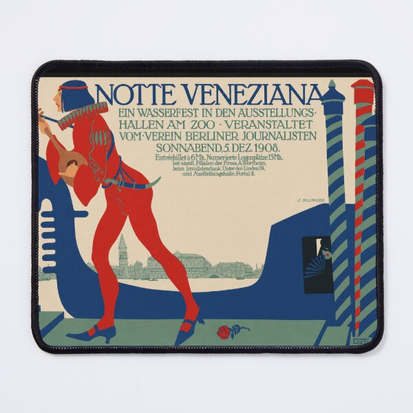 Item preview, Notte Veneziana Berlin Water Festival 1908 designed and sold by artofuniverse.